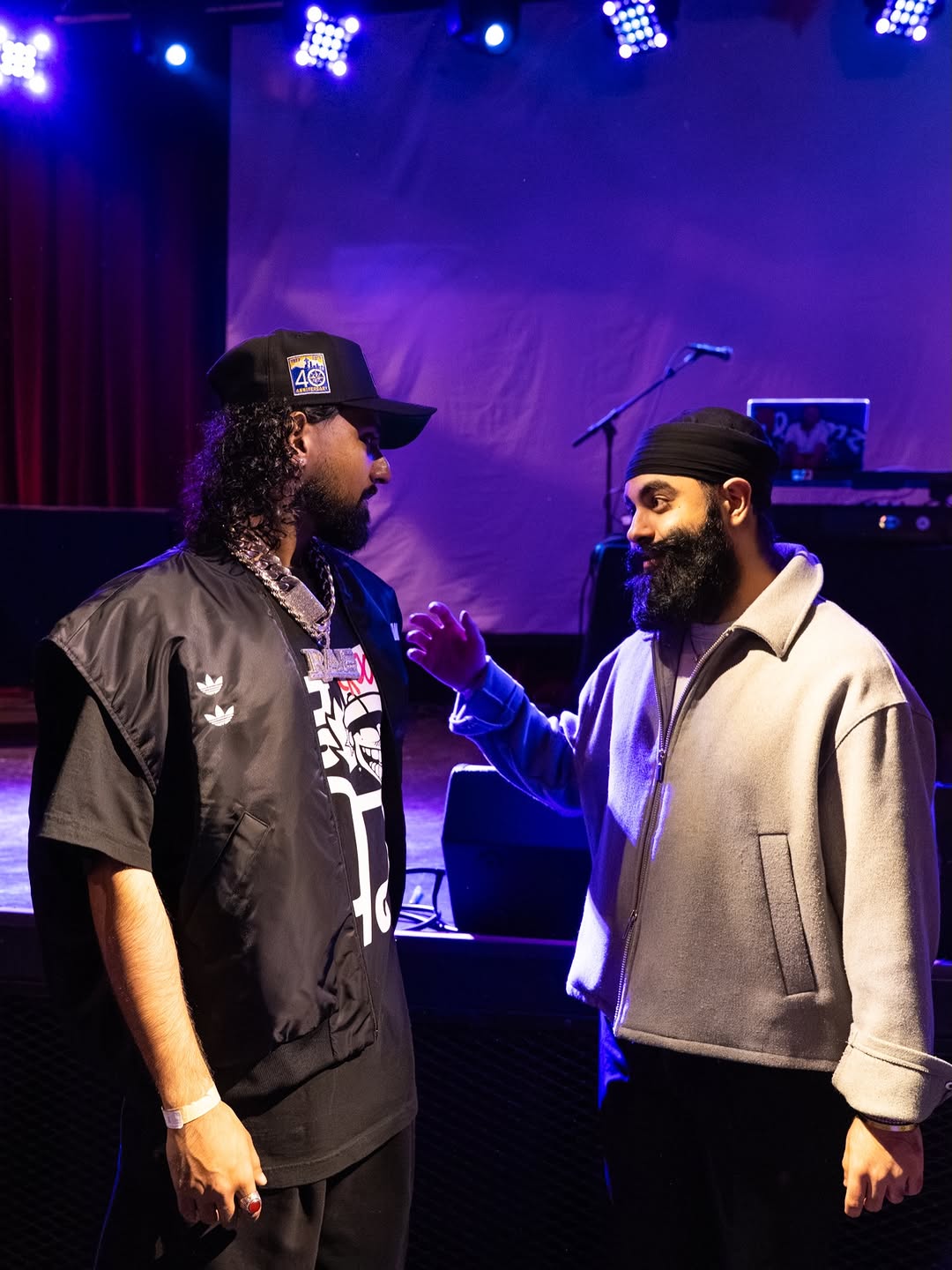Backstage at the Raf concert in Seattle