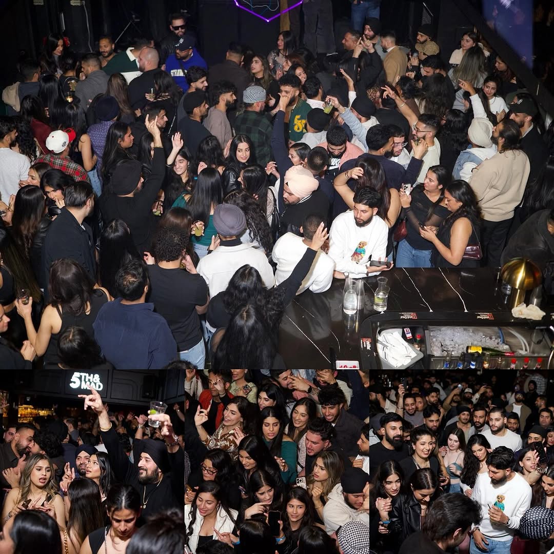 Packed NYC crowd on the dance floor